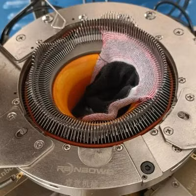 工場直販コンピューター化された 3D 無地の目に見えない靴下製造機